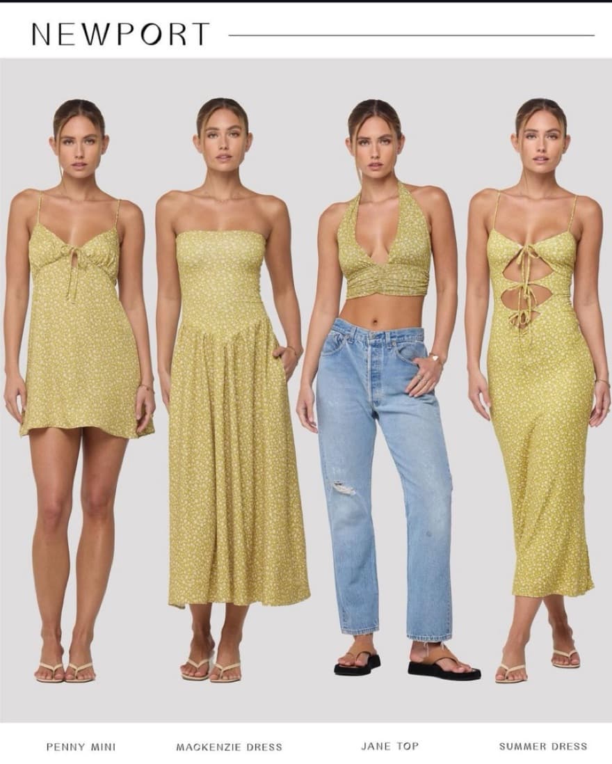 Resa X Salty Blonde Penny Mini Dresss - Image 3