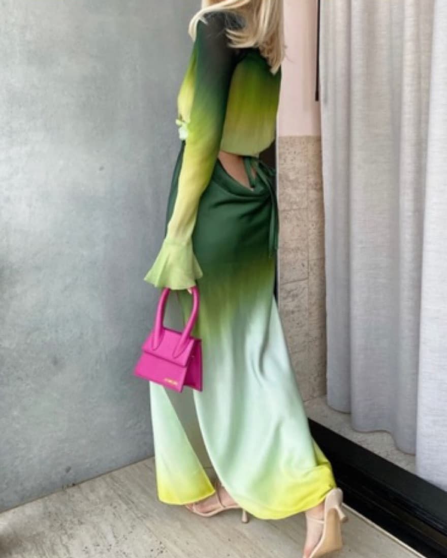 Rat and Boa Cypress Green Skirt Set  - Image 1
