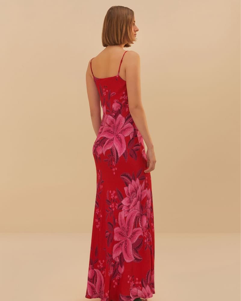 Farm Rio Pink/Red Dress - Image 2