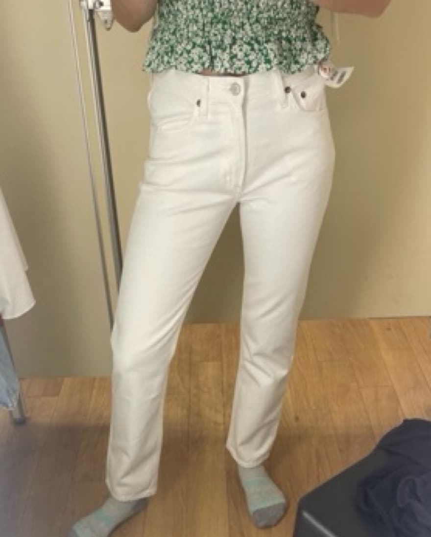 Agolde Mia Mid-Ride Straight Jeans 24 - Image 2