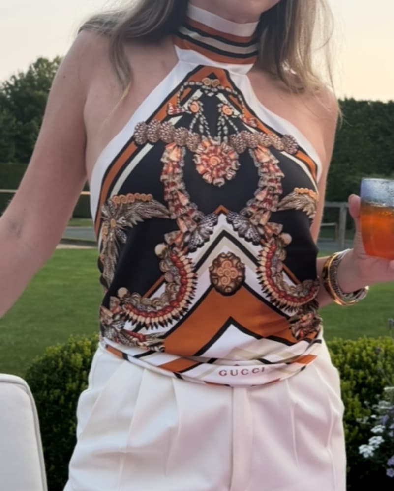 Gucci Silk Halter Top  - Image 2