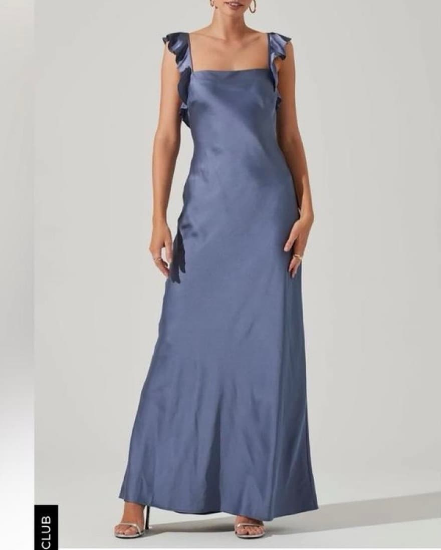 ASTR The Label Women's Blue Dress - Image 1