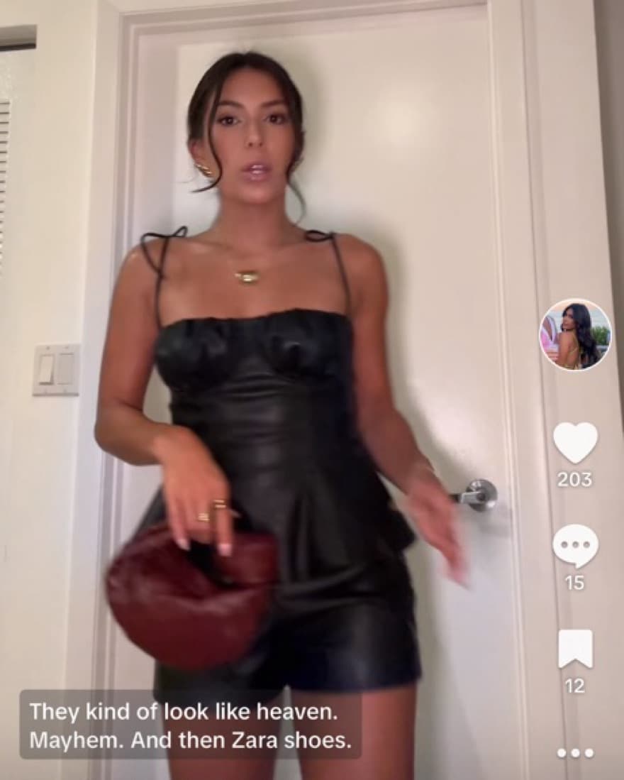 LPA Cherie Leather Top - Image 5