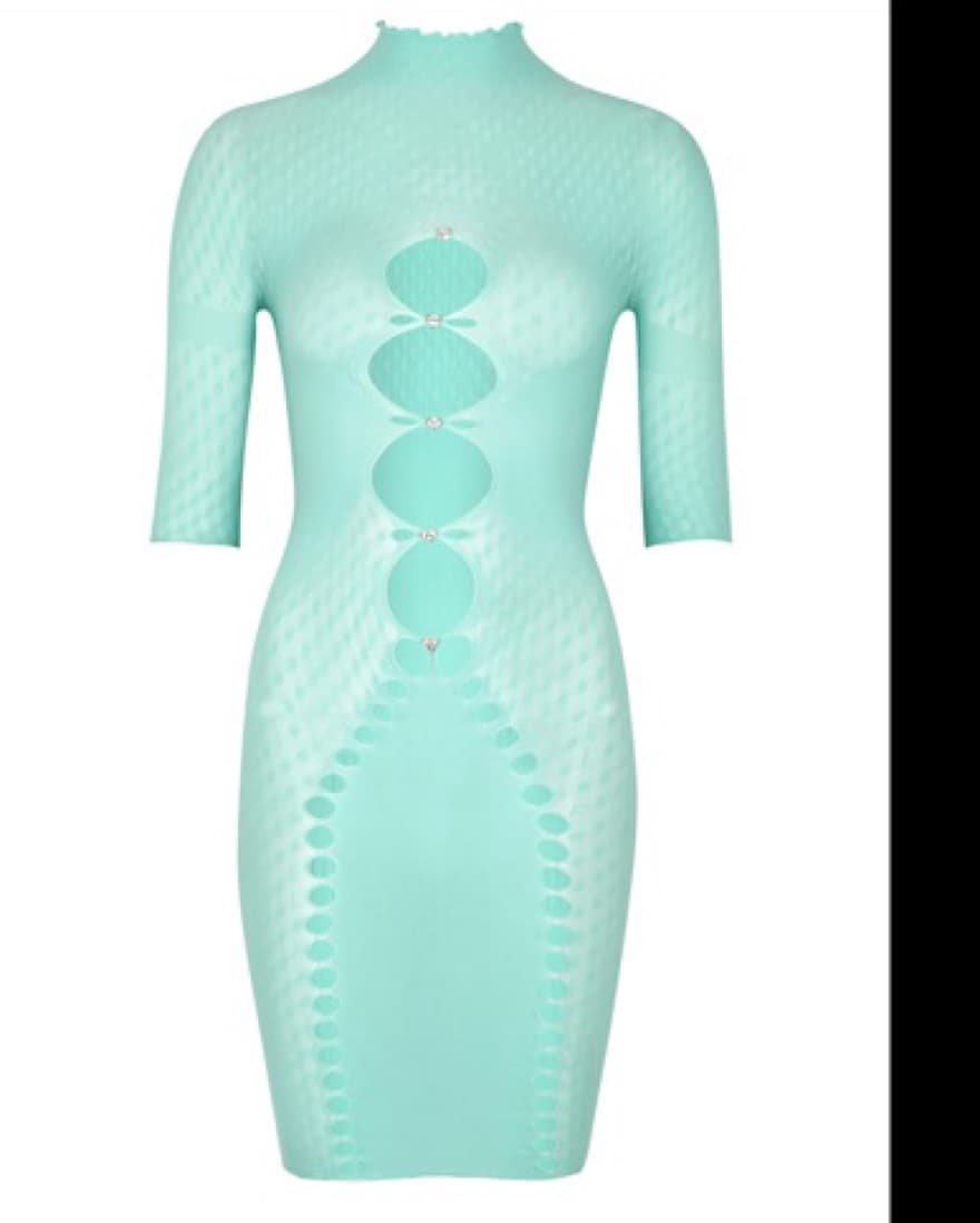 Pandora Dress In Turquoise  - Image 3
