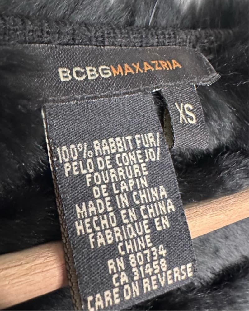Vintage BCBG MAXAZRIA Fur Jacket  - Image 6