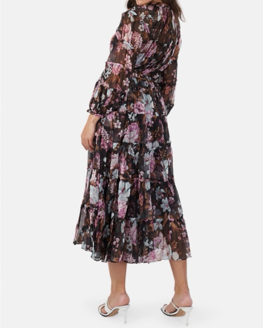 Zimmermann Charm Tiered Midi Dress - Image 2