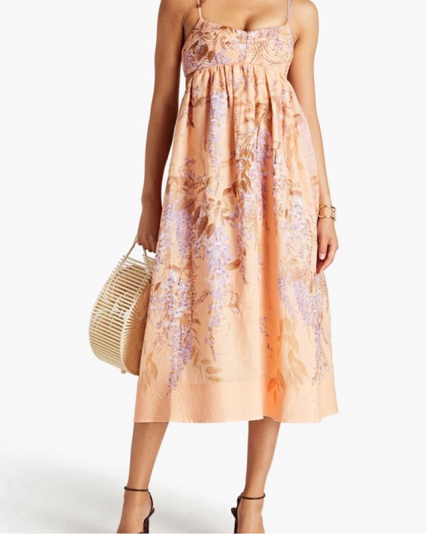 Zimmermann Floral Midi Dress - Image 2