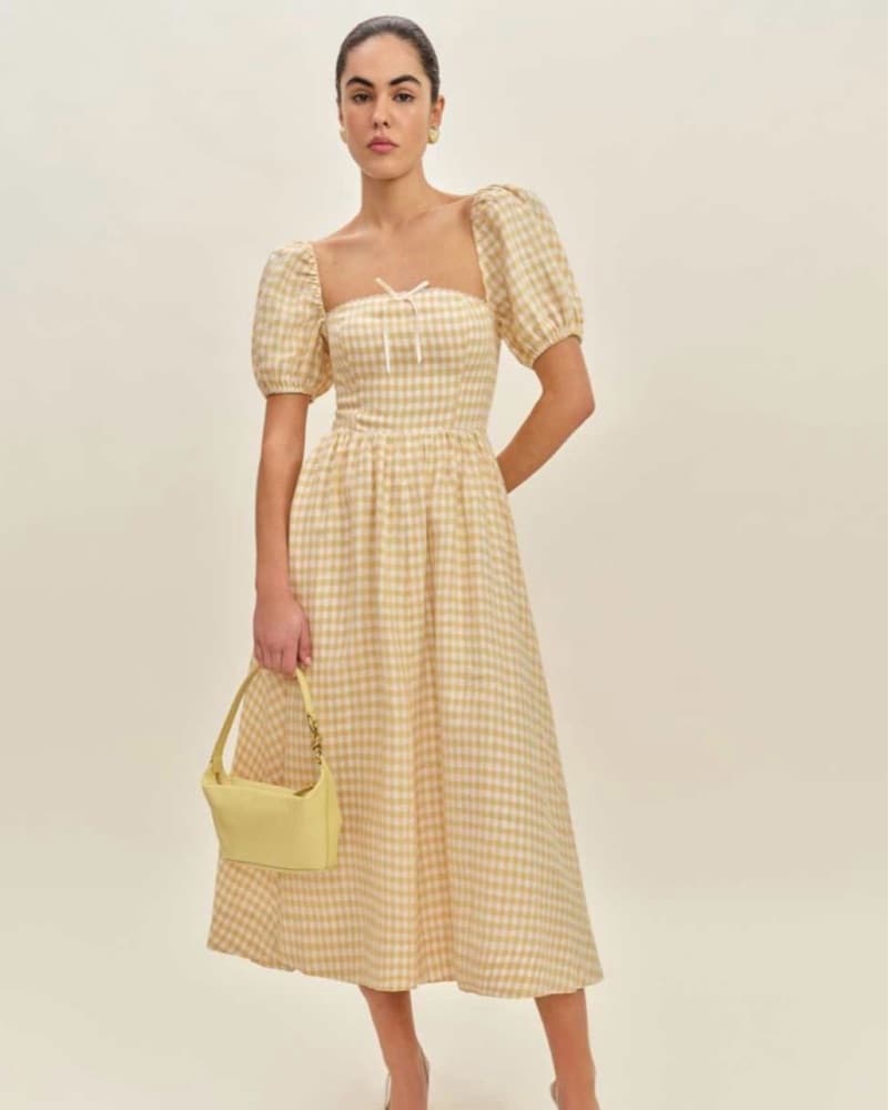 Reformation Marella linen Dress - Image 5