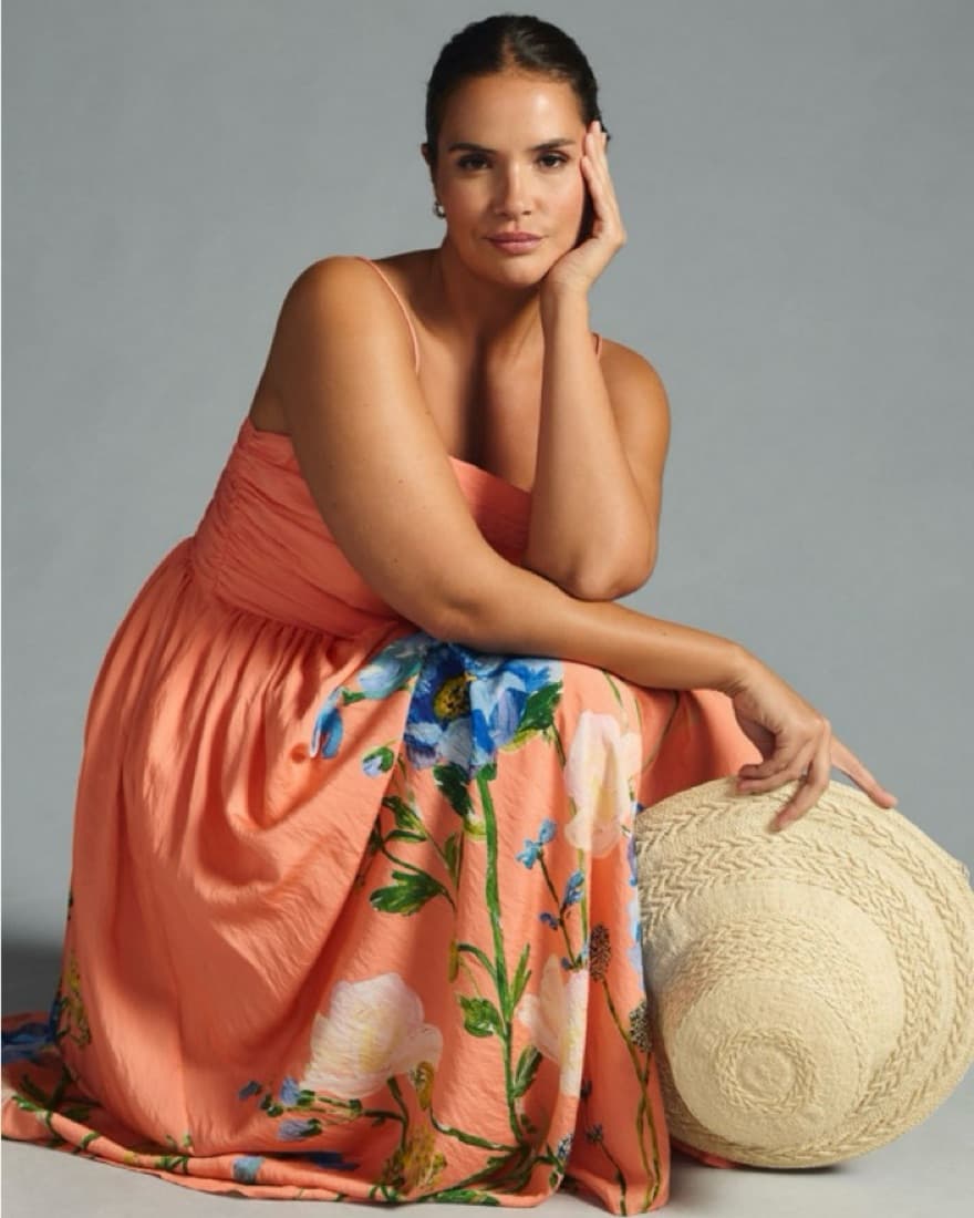 Anthro Lorelie Maxi Dress - Image 3