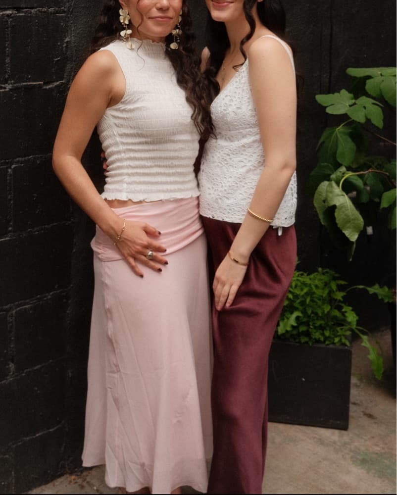 Reformation Pink Lowwaist Skirt - Image 1