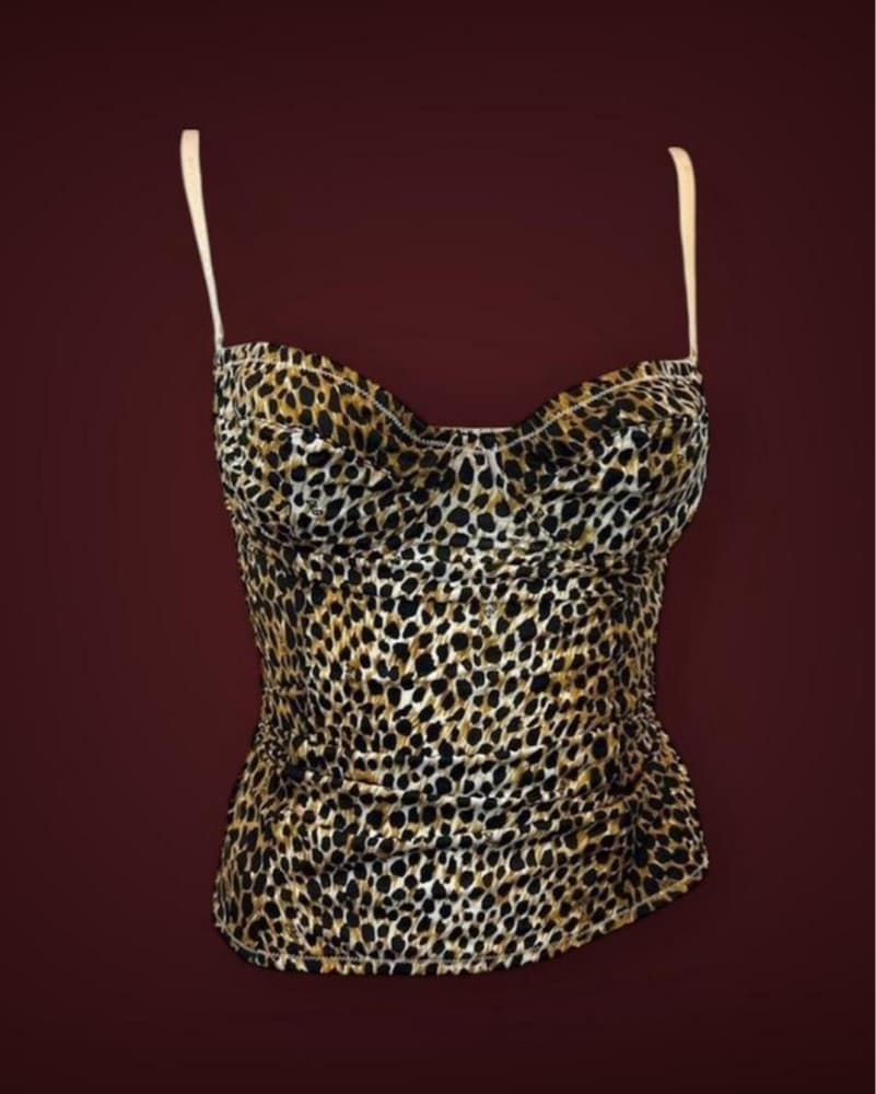 VINTAGE D&G Leopard Bustier  - Image 1