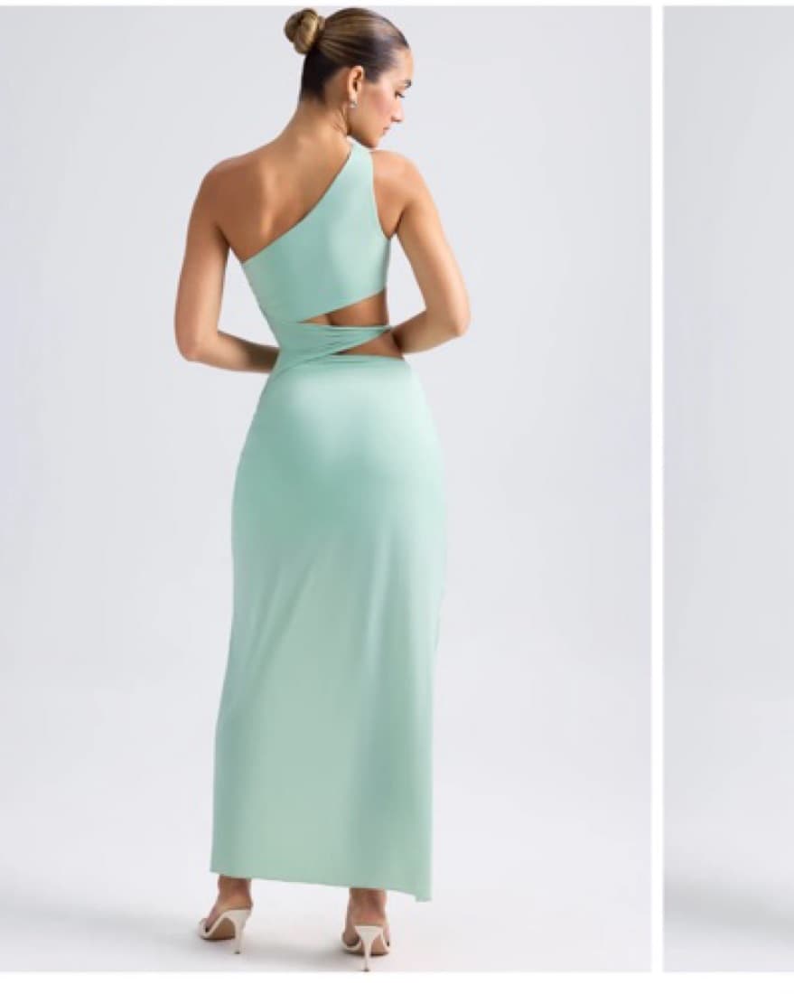 Oh Polly - One-Shoulder Draped Cut-Out - Image 3