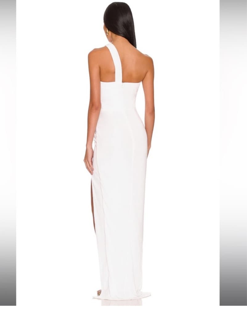 Katie May White Carter Halter Gown XS  - Image 3