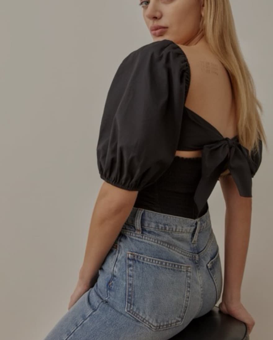 Reformation Square Neck Top - Image 3