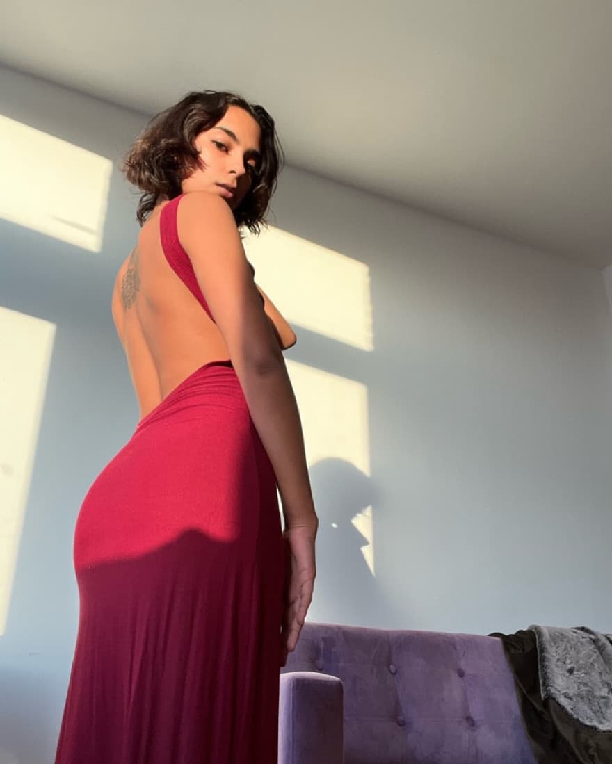 Millie Jane London Sangria Backless  - Image 1