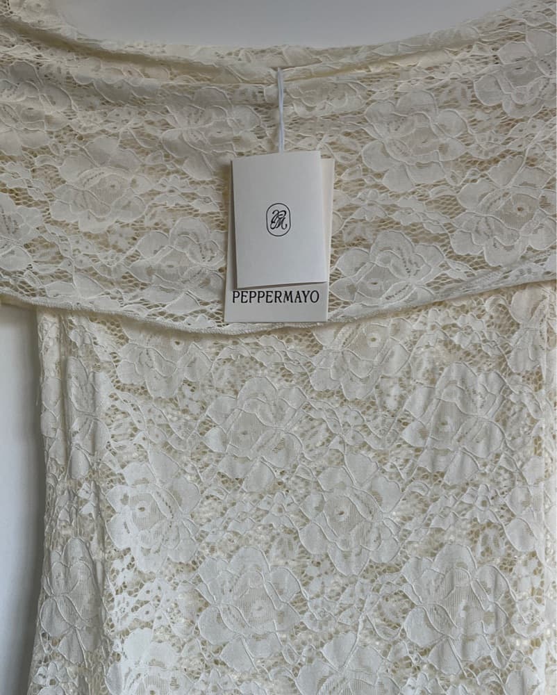 Pepper Mayo Lace Longsleeve Dress - Image 2