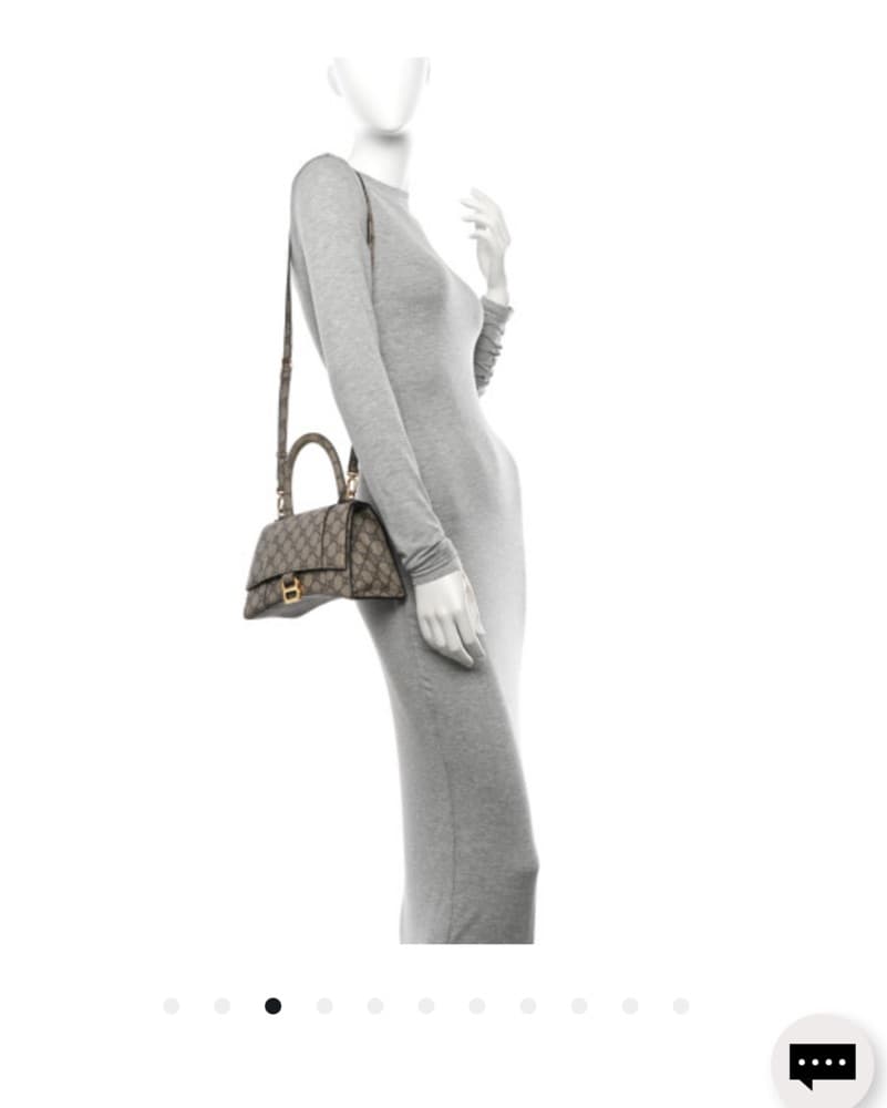 Gucci X Balenciaga Hourglass Bag - Image 4