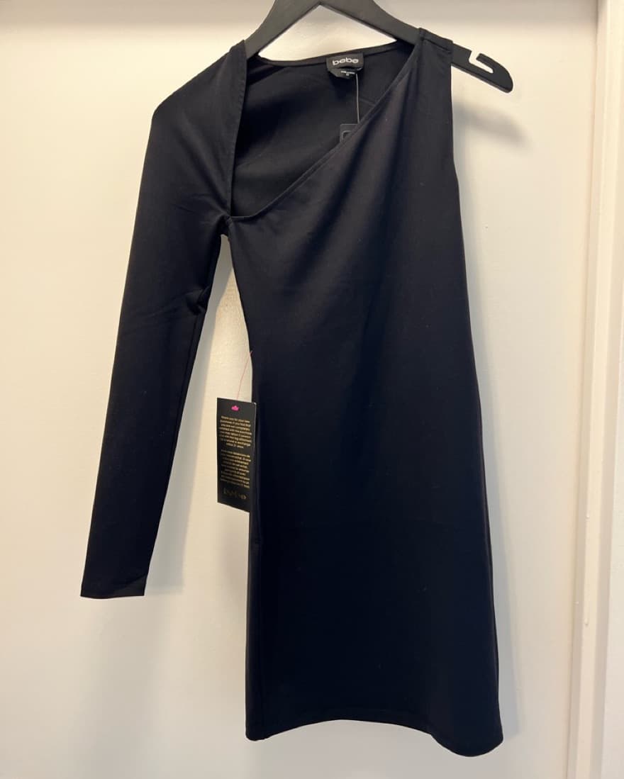 One Should Black Bebe Dress - Image 3