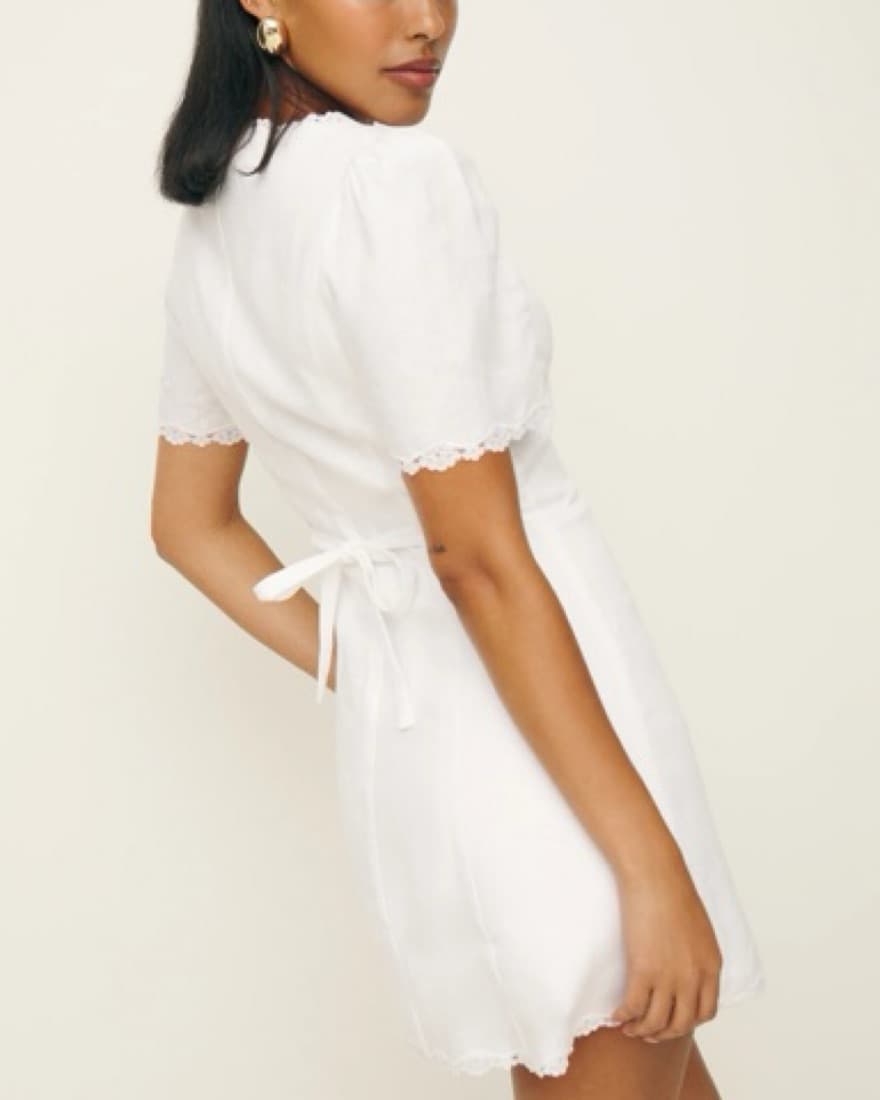 Reformation Anabella Linen Dress - Image 2