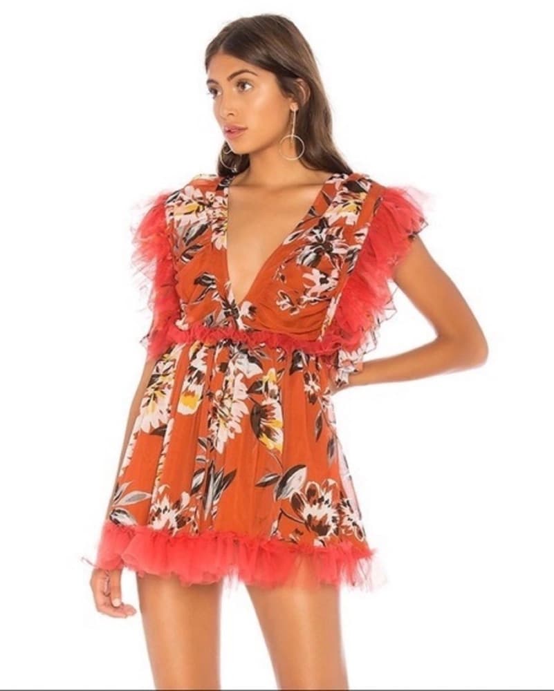 Tularosa Amelia Ruffle Dress - Image 1