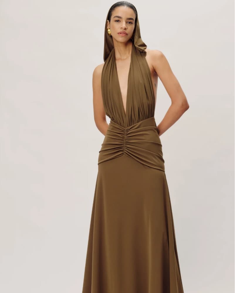 Ronny Kobo Hunter Hooded Maxi Dress - Image 1
