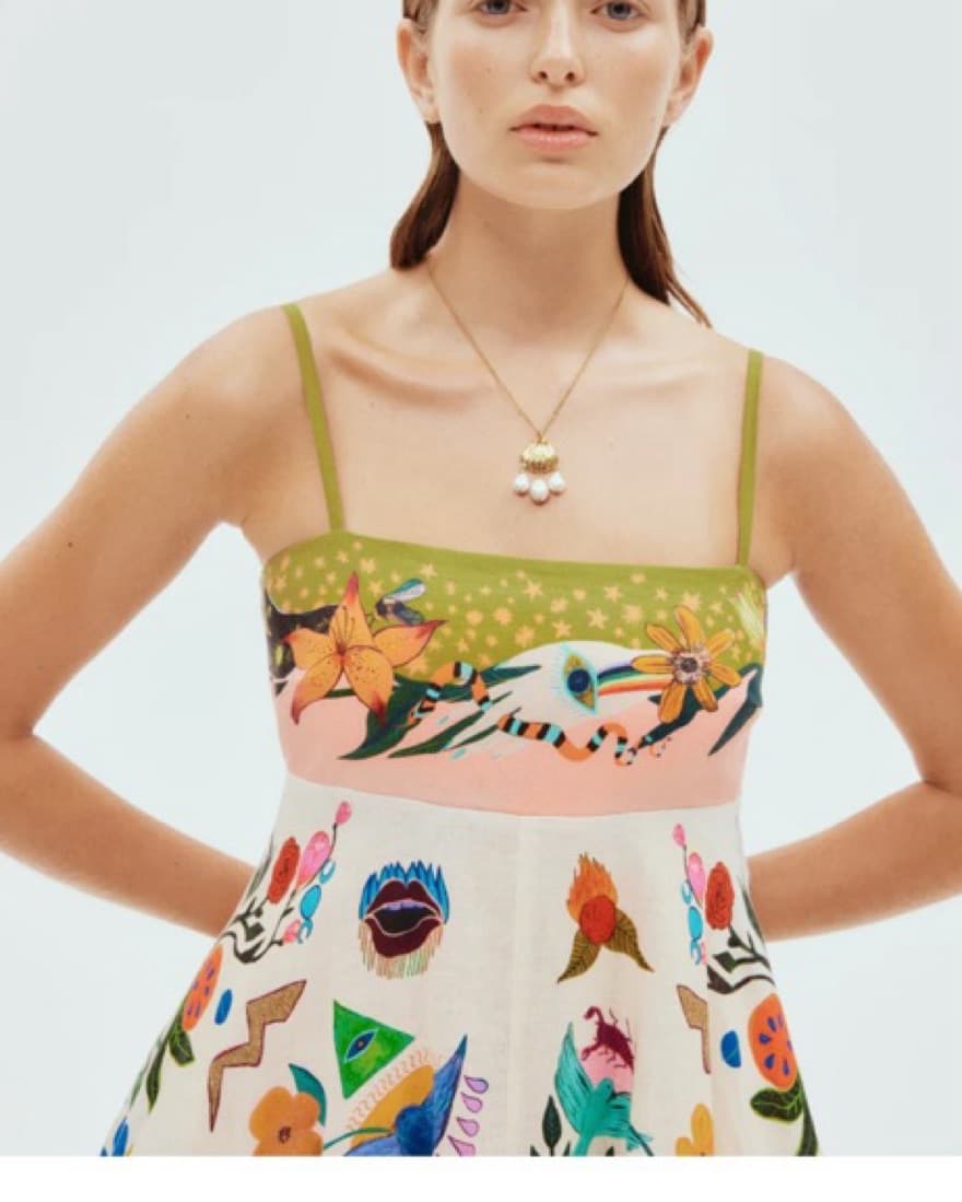 Alemais Evergreen Sundress - Image 9