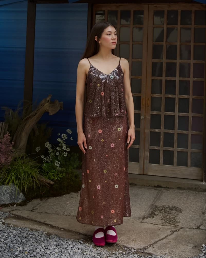Brown Sequin Set - Image 4