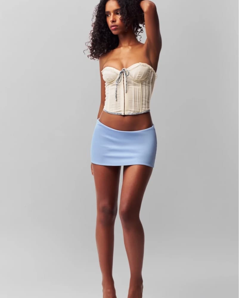 Guizio Pintuck Corset Cream - Image 4