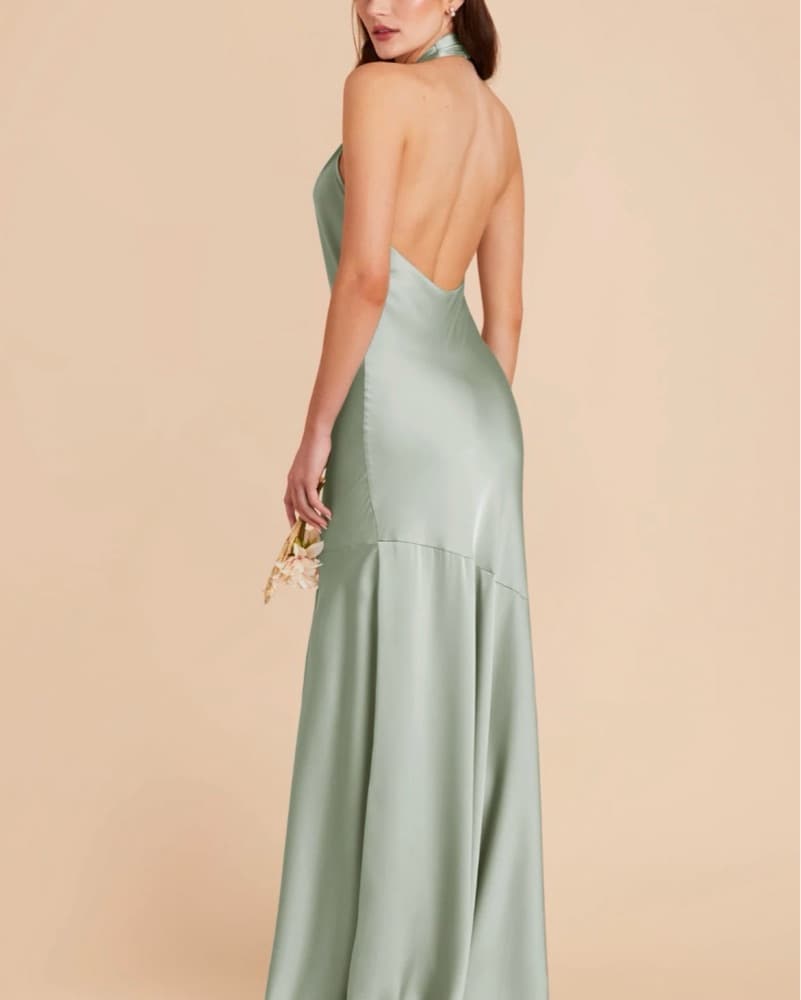 Sage Stephanie dress Matte Satin - Image 2