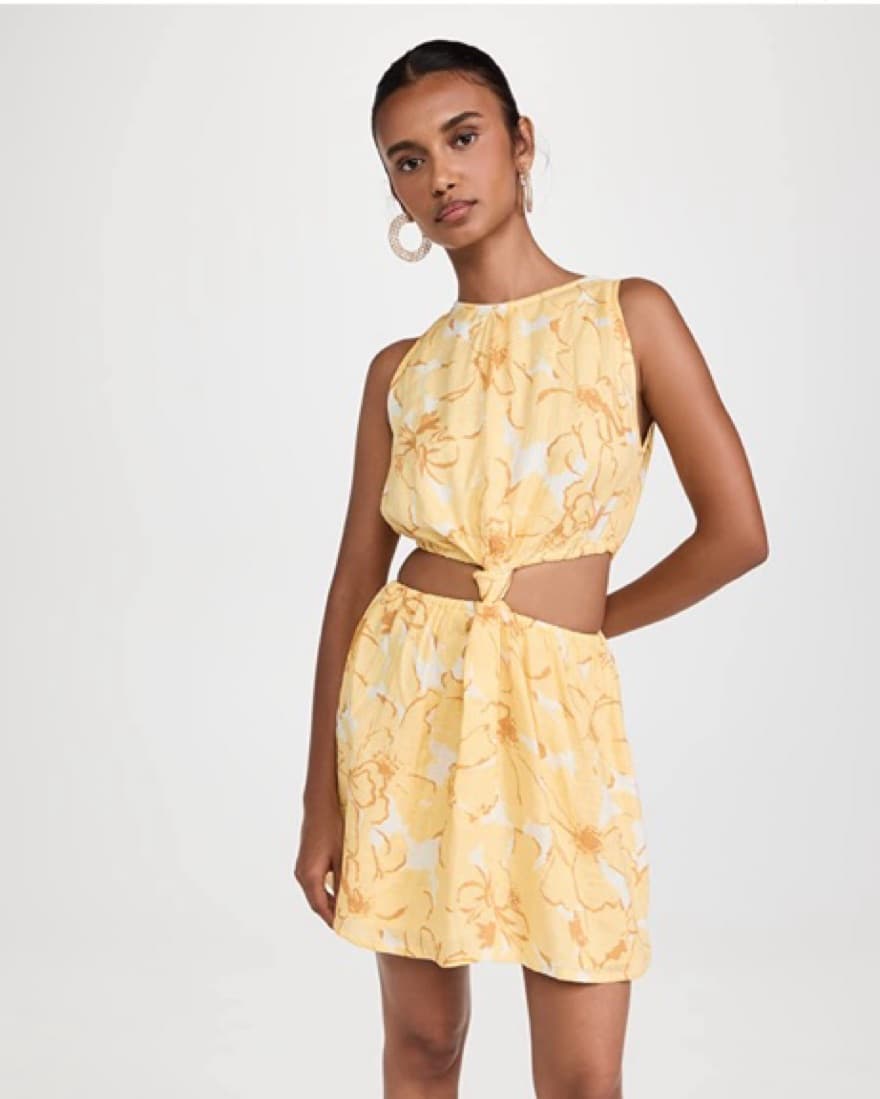 Faithfull The Brand Enditha Mini Dress - Image 1