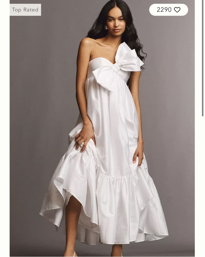ATSU Sally Bow Midi Dress  - Image 1