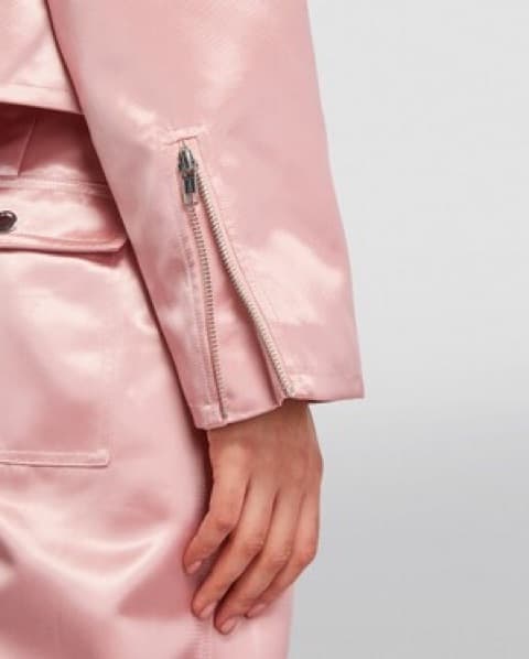 STAUD Satin Rose Jacket - Image 3
