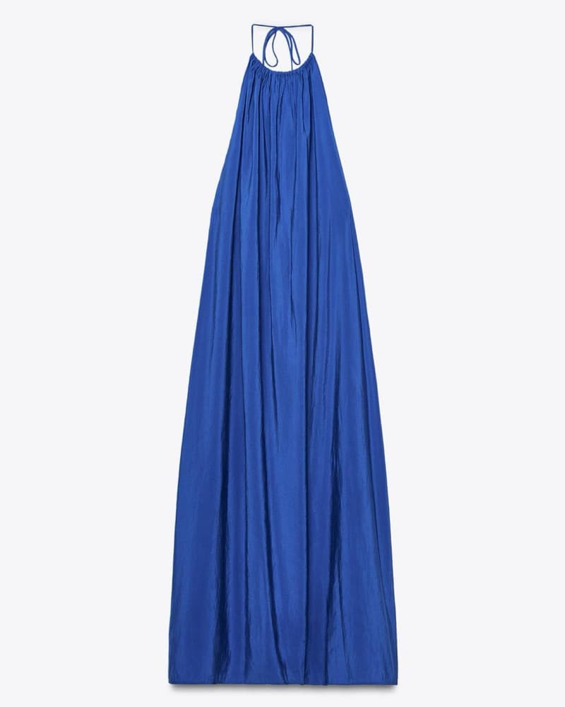 Zara Flowing Halter Midi Dress - Image 5