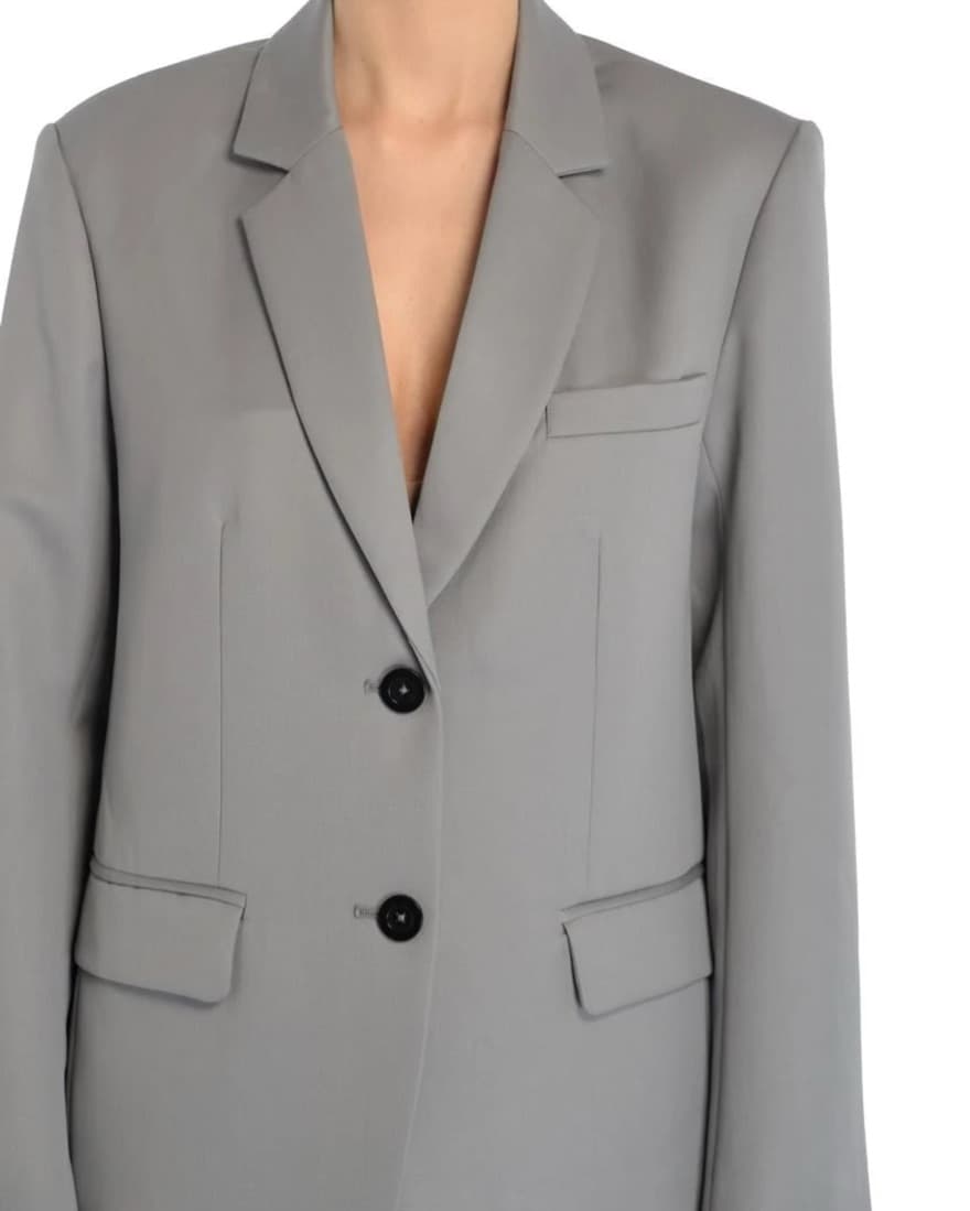 Anine Bing Classic Blazer - Grey - Image 4