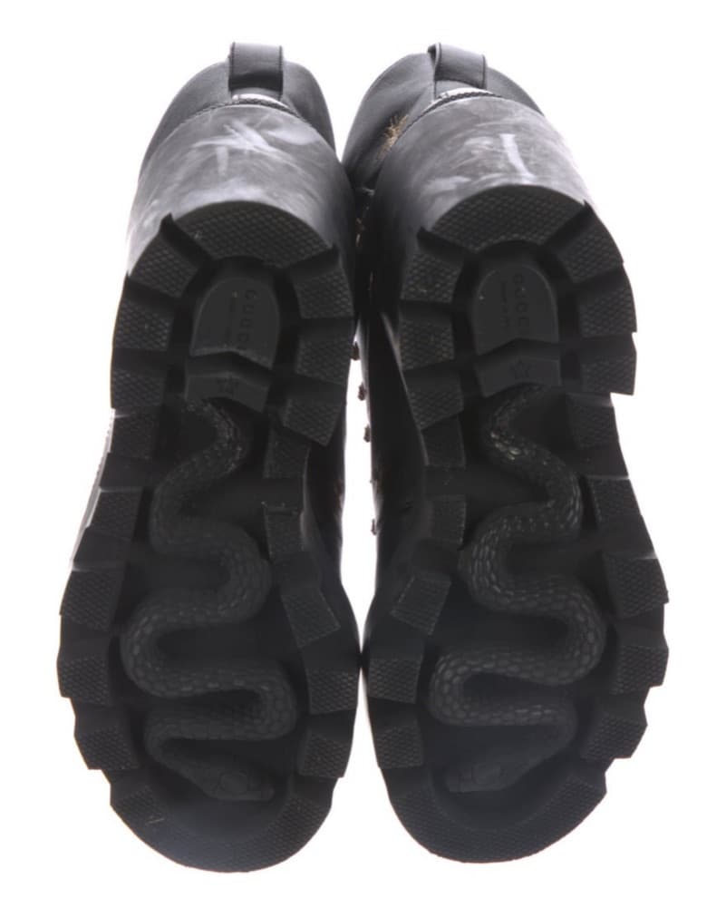 Edgy Embellished Bees/stars Combat Boots - Image 2