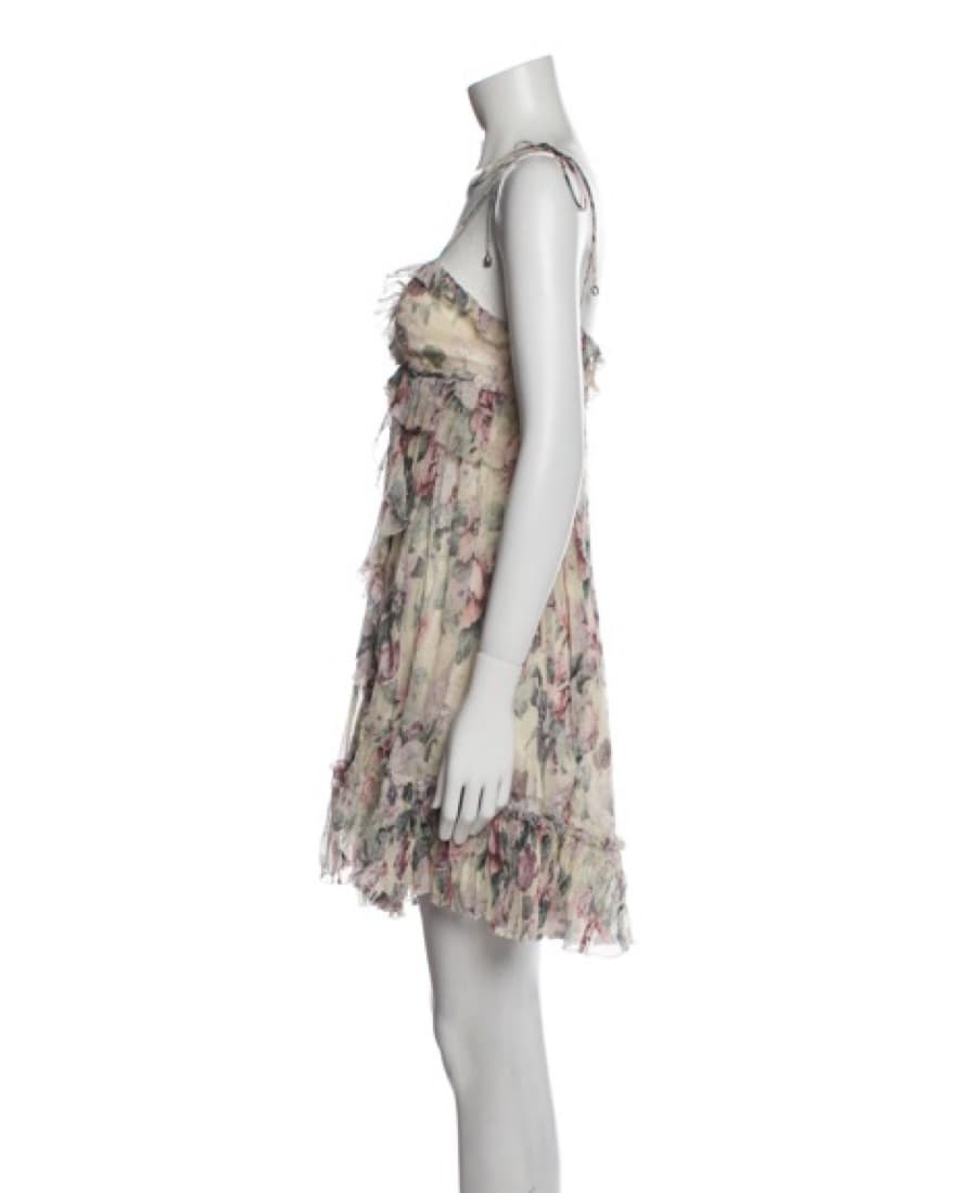 Zimmermann Floral Mini Dress - Image 4