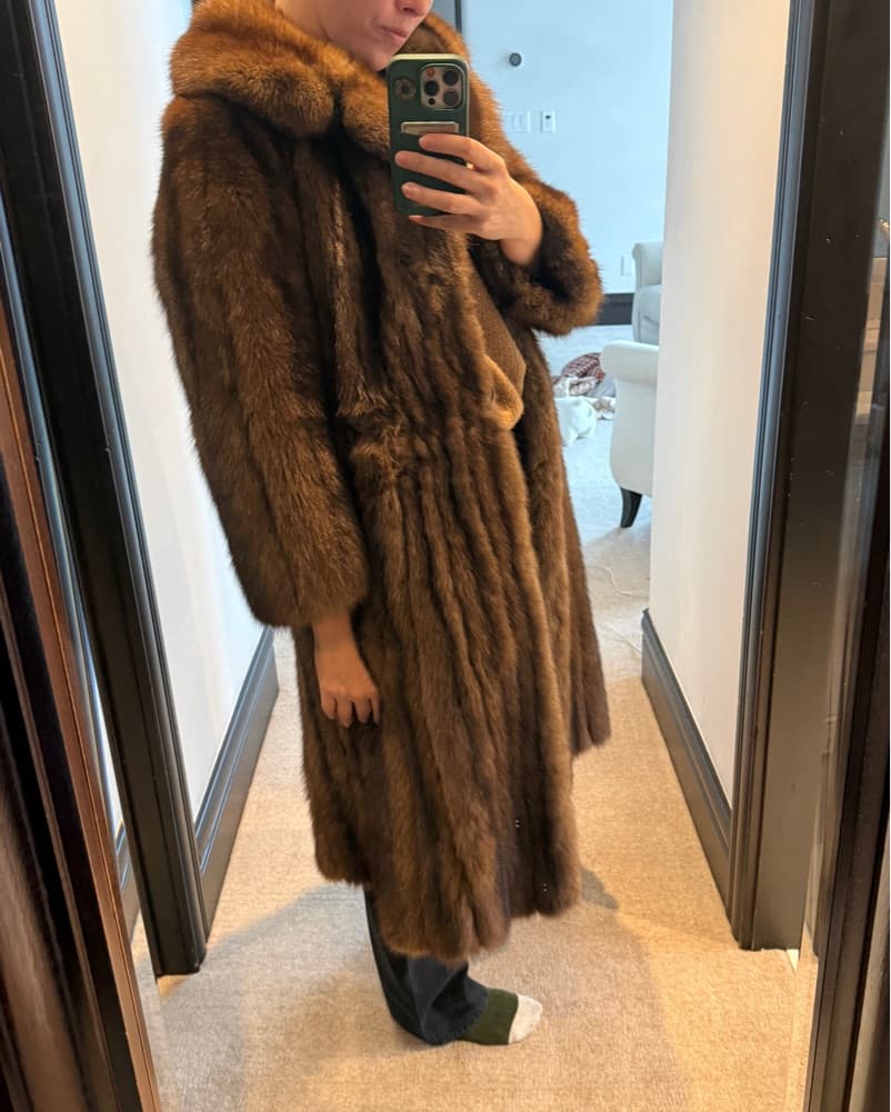 Sable Fur Coat - Image 3
