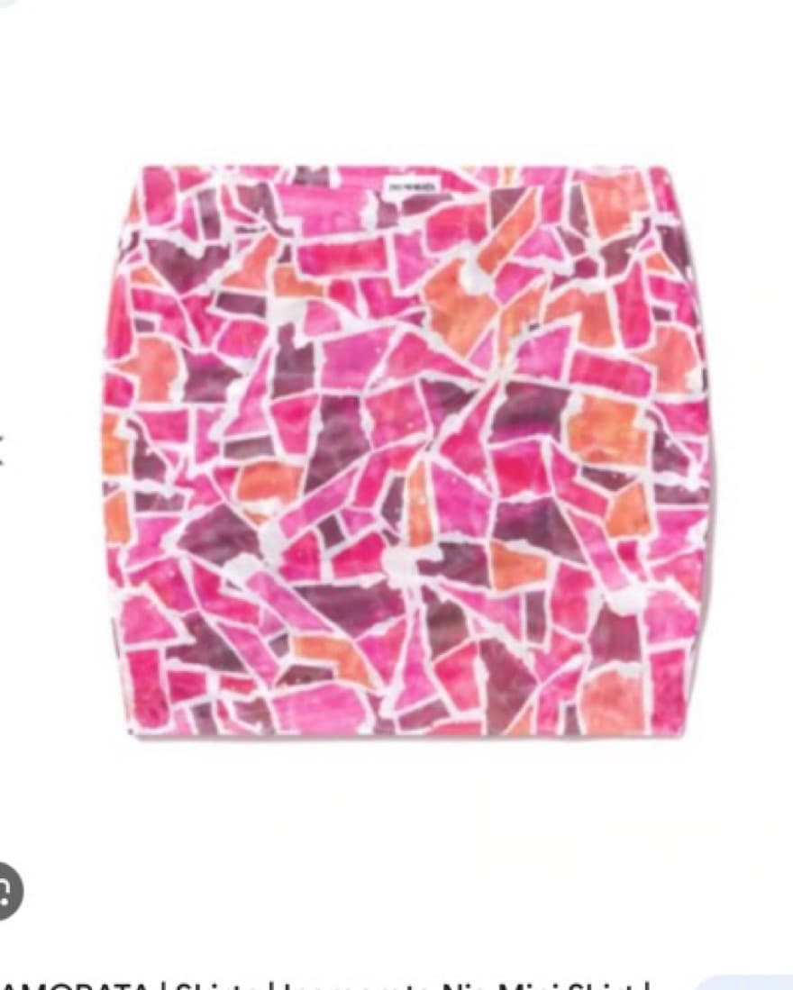 Inamorata Pink Mosaic Mesh Skirt Set - Image 3