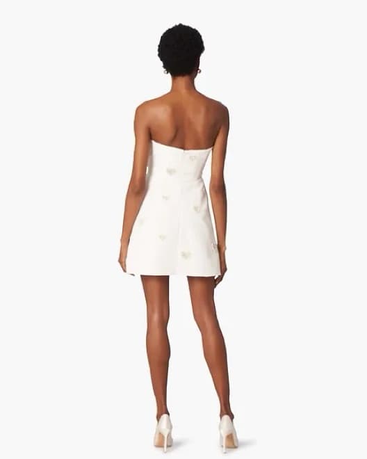 Carolina Herrera Heart Embroidered Mini  - Image 2