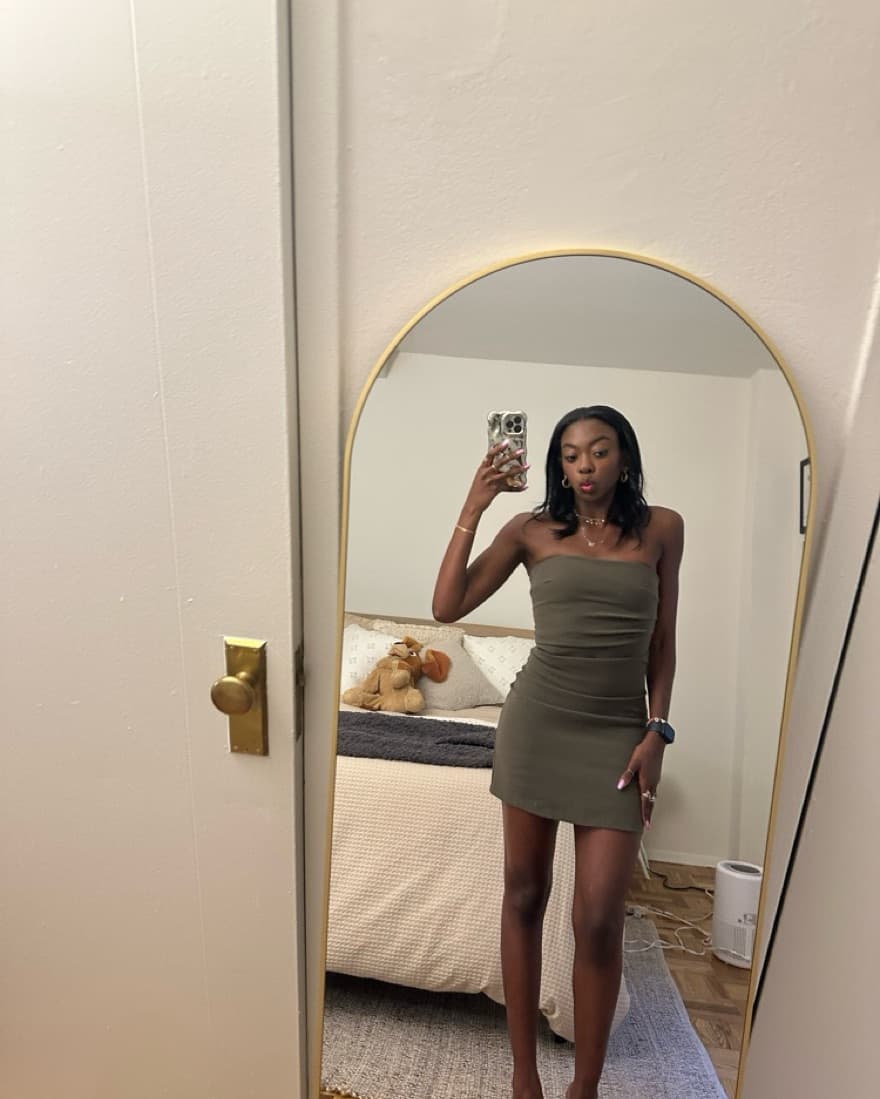 Green Mini Dress  - Image 2