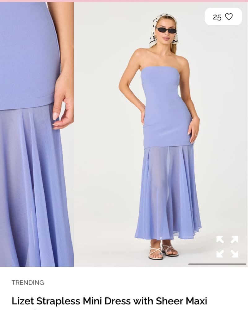 Astr The Label Lizet Strapless Mini  - Image 6