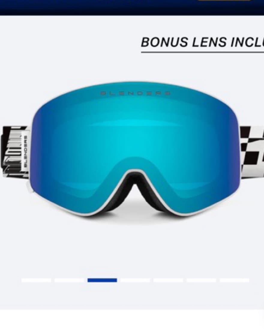 Ski Goggles Reflective Blue Snow - Image 4
