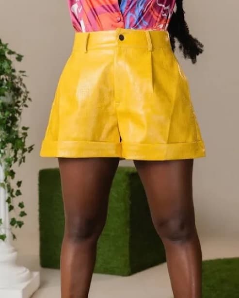 Kai Collective Yellow Shorts - Image 2