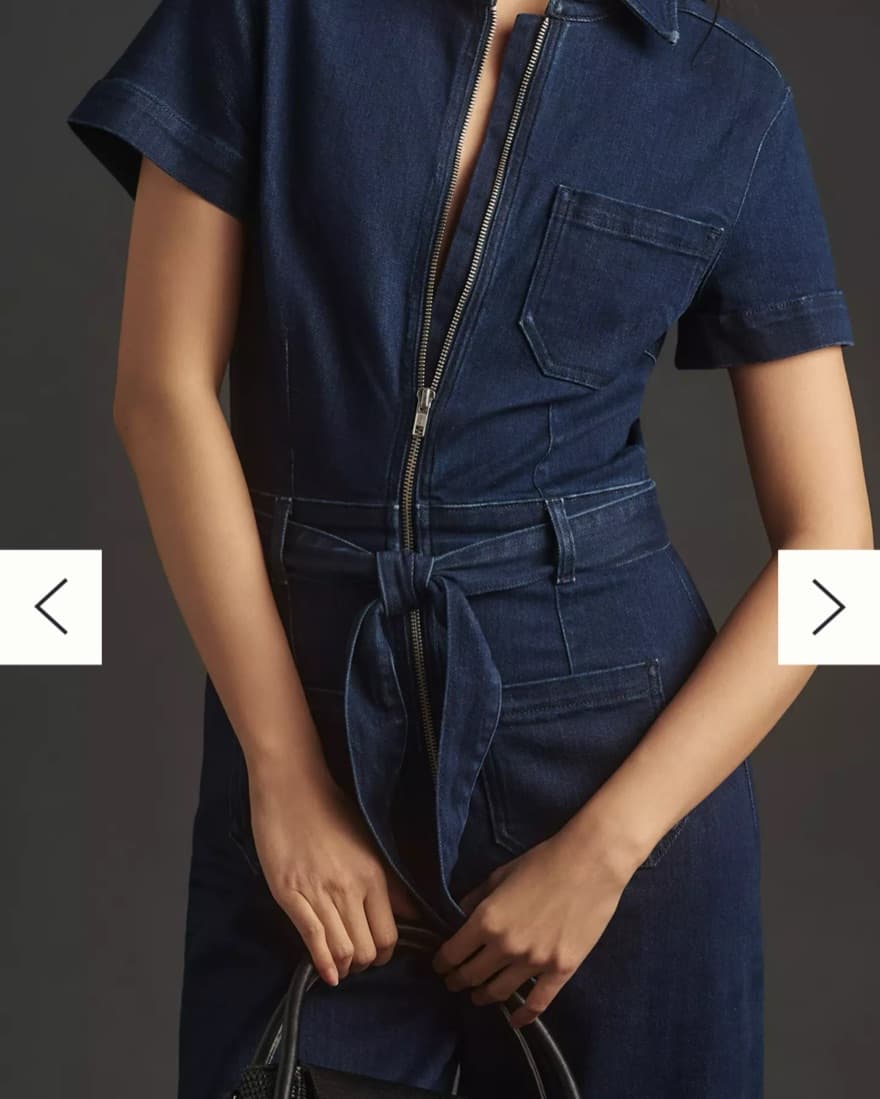Maeve Denim Colette Jumpsuit - Image 3