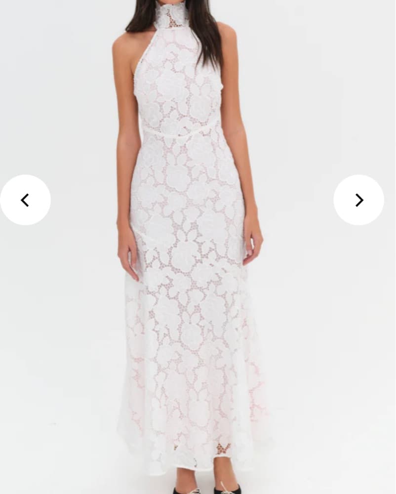 White For Love & Lemons Maxi Dress - Image 1