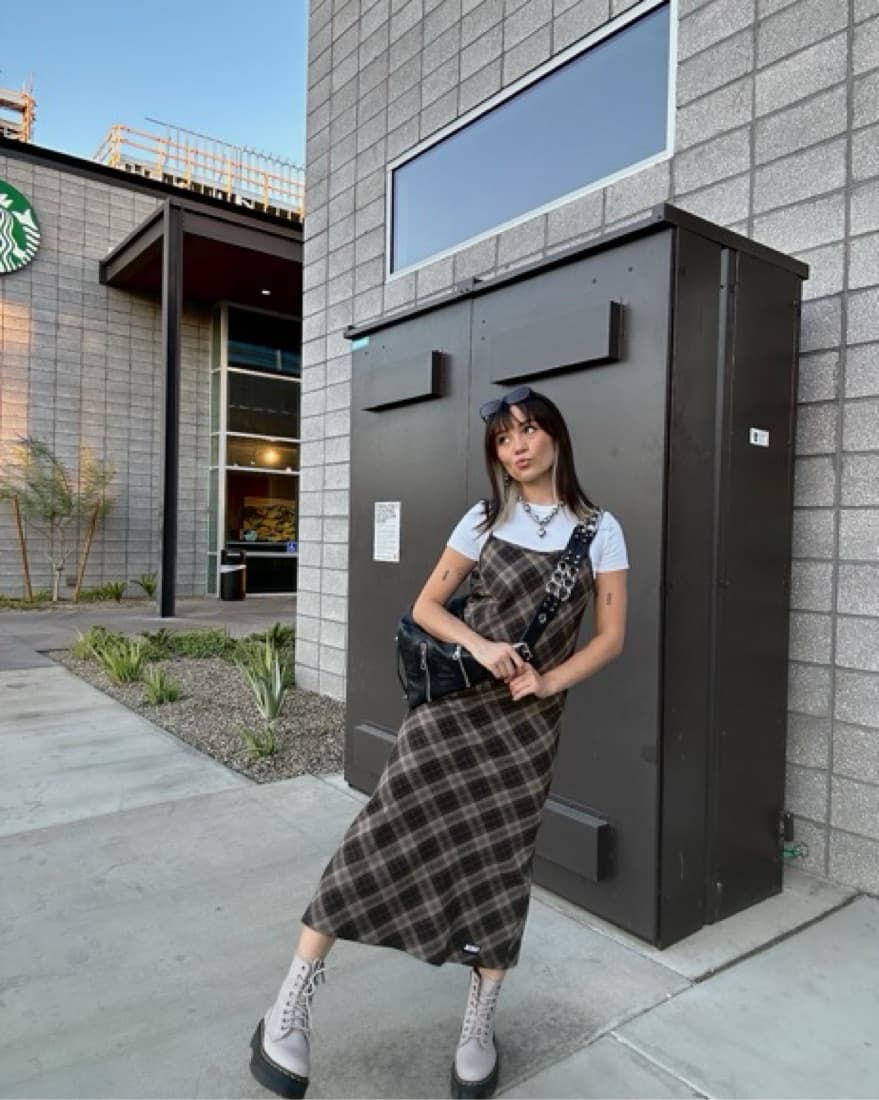 Minga Plaid Dress - Image 1
