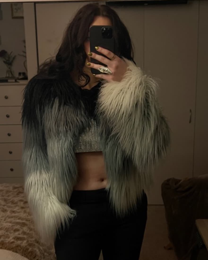 Guess Faux Fur Jacket - Image 1