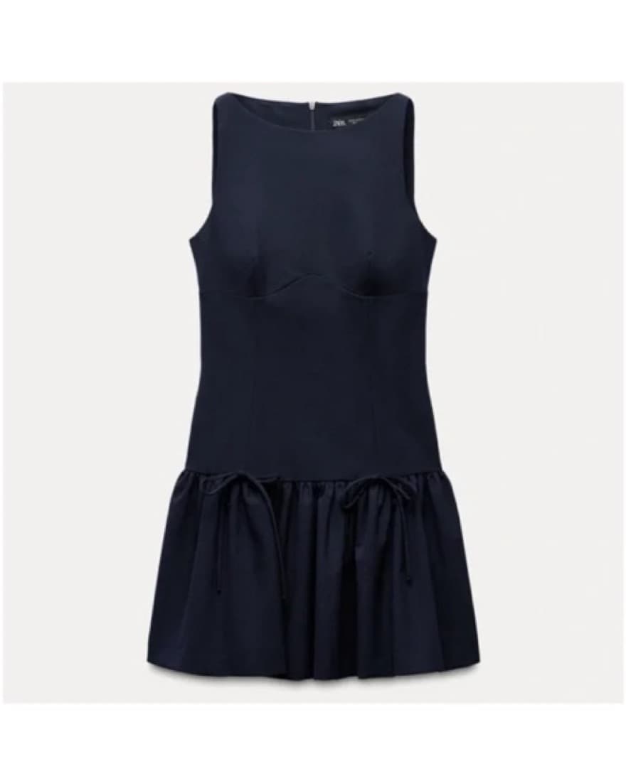 Zara | Blue Short Skirt Dress  - Image 1