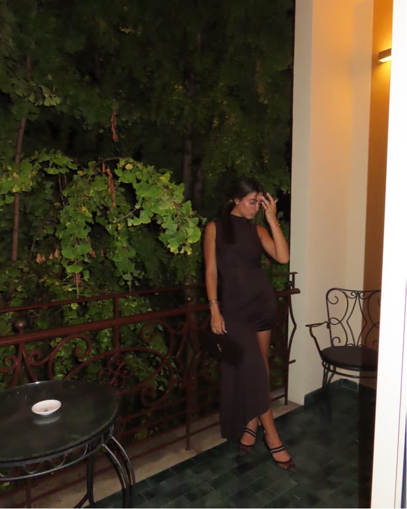 Brown Wrap Mini dress - Image 3
