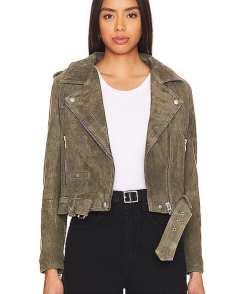 Blank NYC Suede Moto Jacket - Image 1